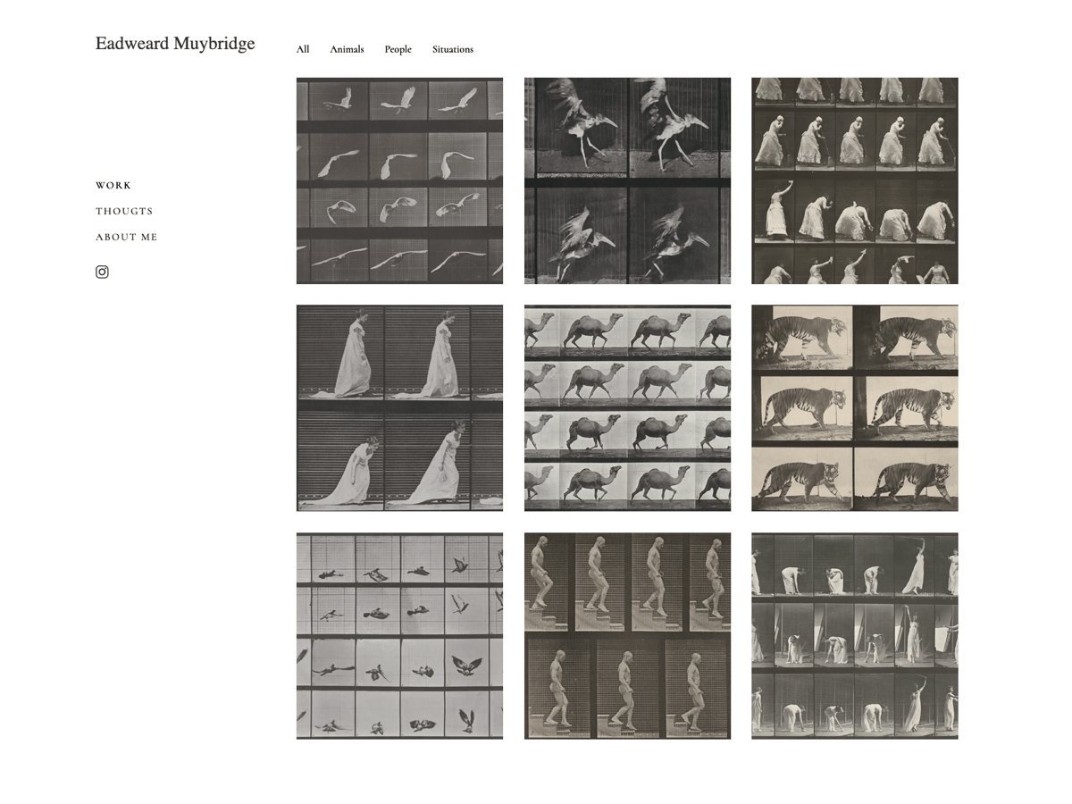 Art Portfolio Screenshot